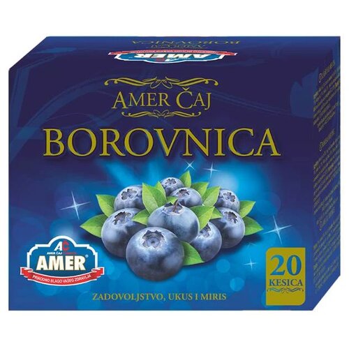 Amer Tea Filter Čaj Borovnica 20 Kesica Cene