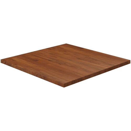  Četvrtasta stolna ploča smeđa 70x70x2 5 cm tretirana hrastovina Cijene