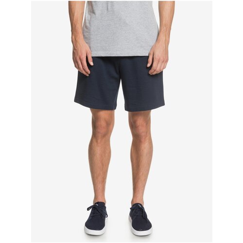 Quiksilver Dark blue men's sweat shorts - Men Slike