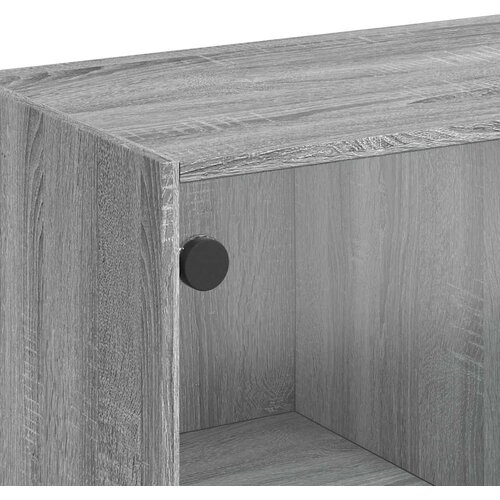  Komoda siva boja hrasta 102x37x75,5 cm od konstruiranog drva Slike