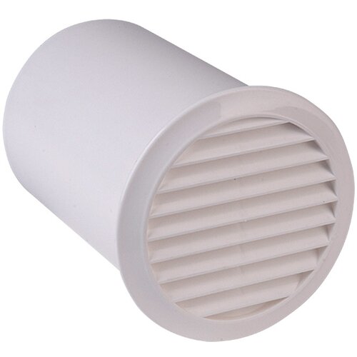 OEZPOLAT okrugla ventilacijska re&amp;scaron;etka (bijele boje, promjer spojnog dijela: 100 mm, s priključcima) Slike