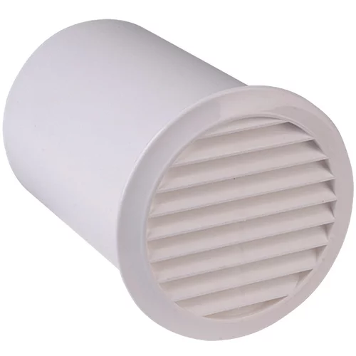 OEZPOLAT okrugla ventilacijska rešetka (bijele boje, promjer spojnog dijela: 100 mm, s priključcima)