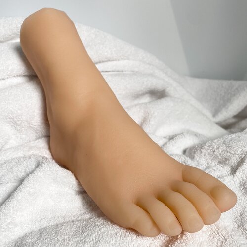 HiSmith C1096-R Foot Masturbator with Vagina 100% Silicone Right Foot 21cm Slike