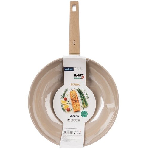 Orion Vok ponev s keramično prevleko &amp;oslash; 30 cm Ecrina &amp;ndash; Slike