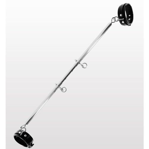 Taboom Spreader Bar with Ankle Cuffs Silver-Black Cene