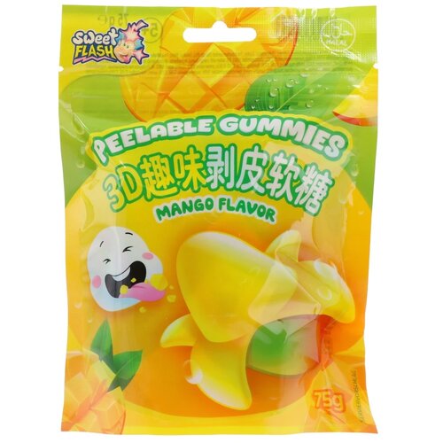 Gummies, žvaka, Peelable Gummies, mango, 75g Slike