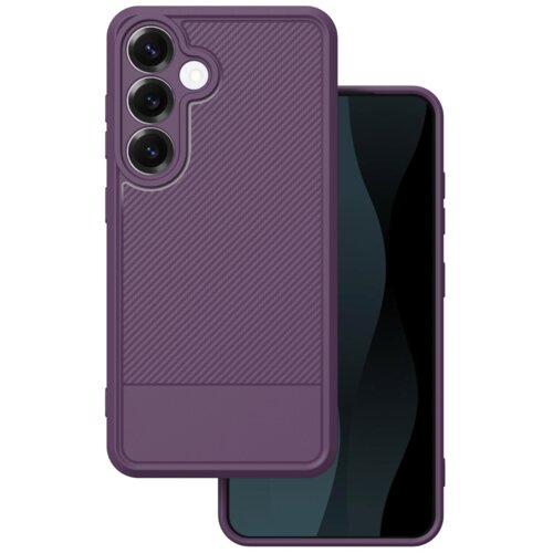  Silikonski ovitek za Samsung Galaxy S25 FE - mat carbon vijola Cene