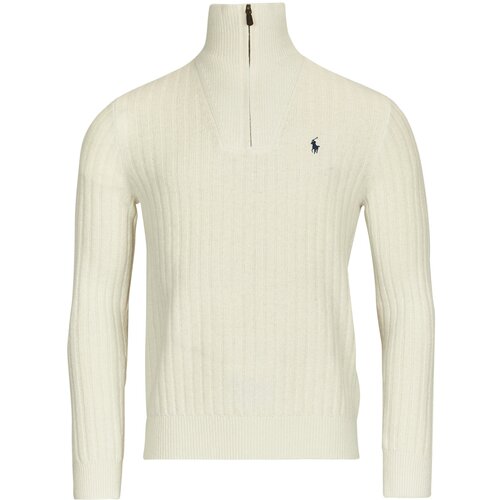 Polo Ralph Lauren Puloverji PULL 1/2 ZIP EN LAINE MELANGE Bela Cene