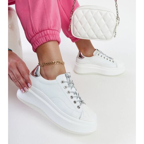 GOE White platform sneakers Cene