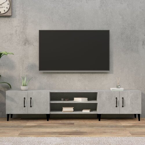 vidaXL TV ormarić boja betona 180x31 5x40 cm od konstruiranog drva Cijene
