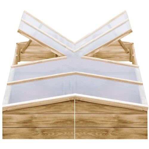 vidaXL staklenici 2 kom od impregnirane borovine 200 x 50 x 35 cm Cijene