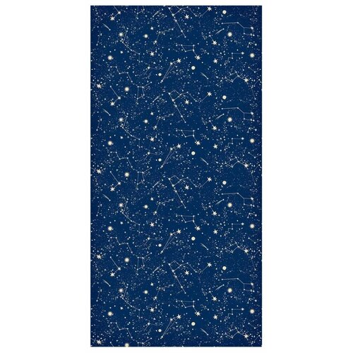  Tapeta - Cosmic Inspirations - Pattern with Stars and Constellations on a Dark Background. 50x1000 Vodootporna Slike