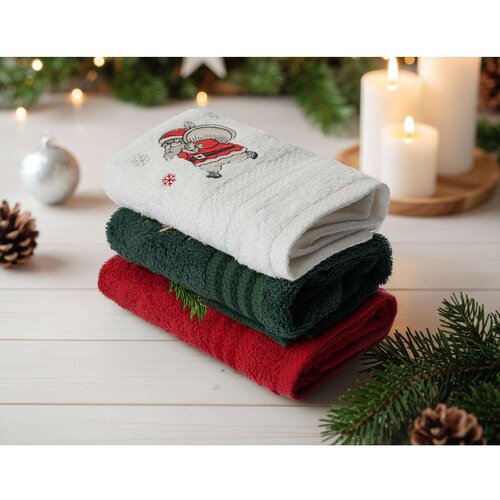  Set pe&scaron;kira Santa C - Zeleni, Crveni i Bele boje (3 komada) Cene