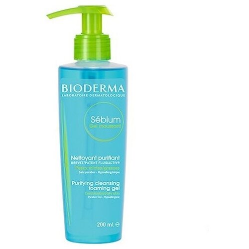 Bioderma S&eacute;bium Gel Moussant peneč čistilni gel za mastno in me&scaron;ano kožo 200 ml za ženske Cene