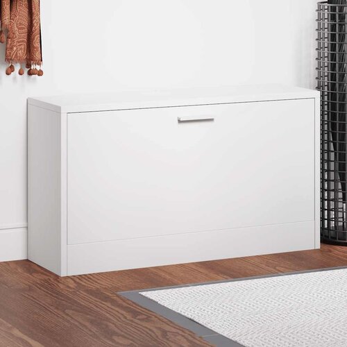  Klupa za cipele visoki sjaj bijela 80x24x45 cm inženjerski drvo Cene