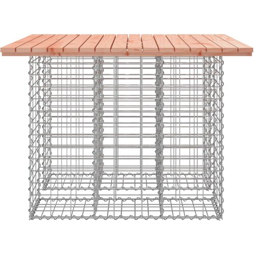  Vrtni stol, gabion dizajn, 100x102x72 cm, masivno drvo, douglas Slike