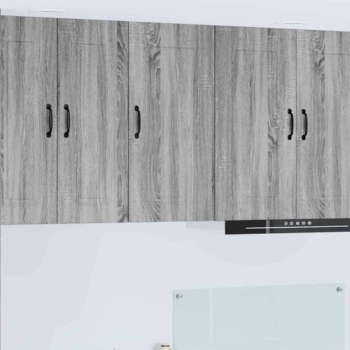 vidaXL Stenska kuhinjska omarica s polico Siva Sonoma 40 x 31 x 80 cm Cene