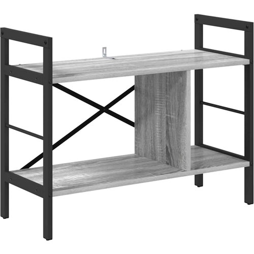 vidaXL Knjižna polica Siva Sonoma 75 x 30 x 58,5 cm Konstruiran les, (5000200930) Cene