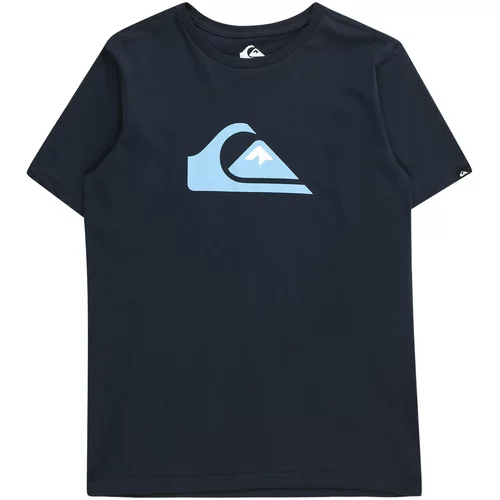 Quiksilver Tehnička sportska majica mornarsko plava / svijetloplava / bijela