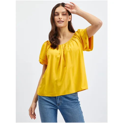 Orsay Yellow Women's Blouse - Ladies