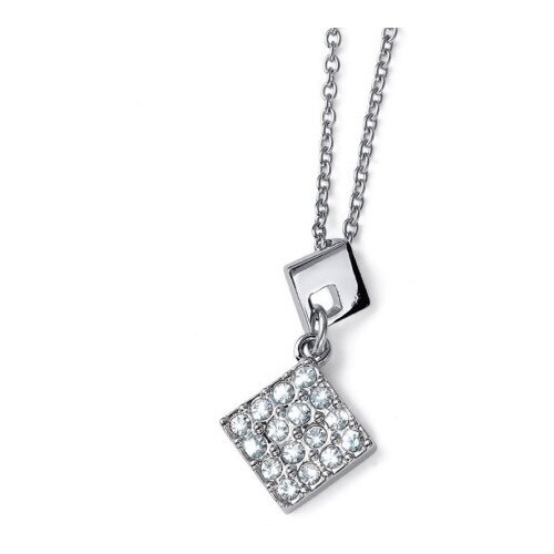 Ženski oliver weber plank crystal lanČiĆ sa belim swarovski kristalnim priveskom ( 12204 ) Slike