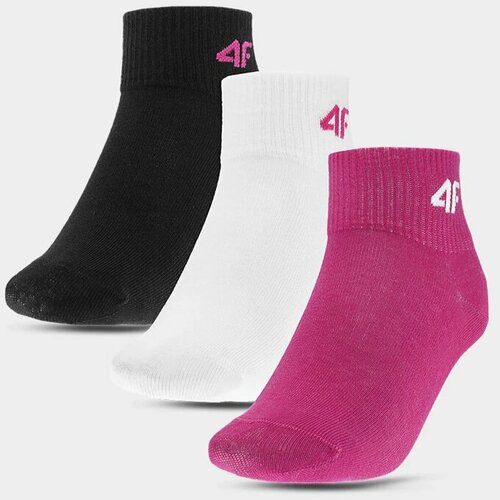 Kesi 4F Casual Girls' 3-BACK Socks Multicolor Slike