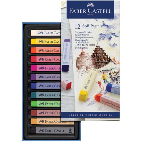 Pastela suha 12boja creative studio faber castell 128312 Slike