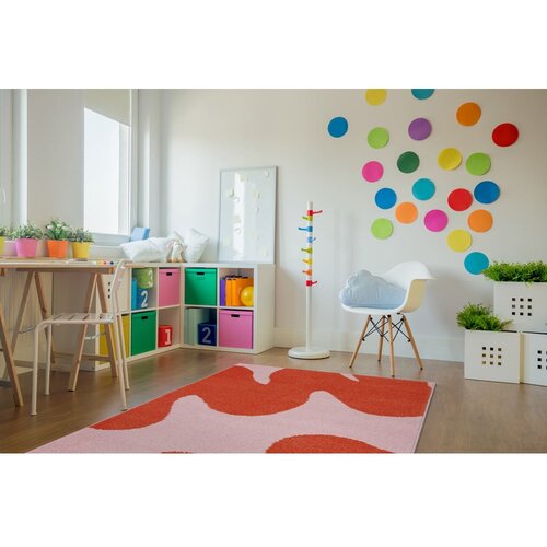 FD Crveni/ružičasti dječji tepih 160x230 cm Hugsy Coral &amp;ndash; Slike