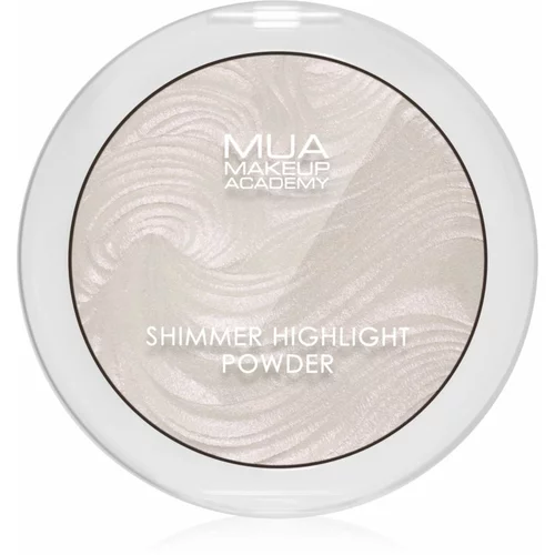 MUA Makeup Academy Shimmer kompaktni highlighter u prahu nijansa Peach Diamond 8 g