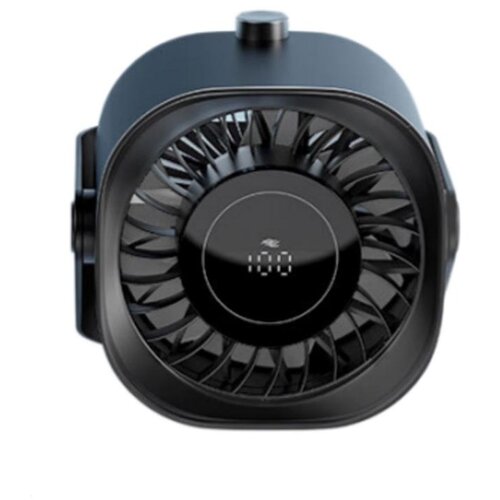 INF Mini jekleni ventilator za namizje in steno, 5000mAh, digitalni zaslon Black, (5000310478) Cene