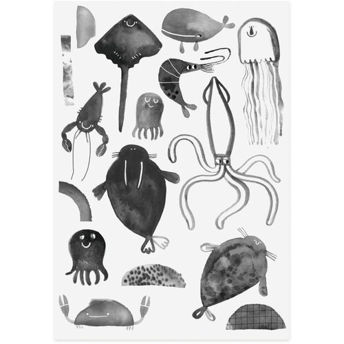 Nuukk Veganski otroški tatuji - Ode to the Sea (810) Cene