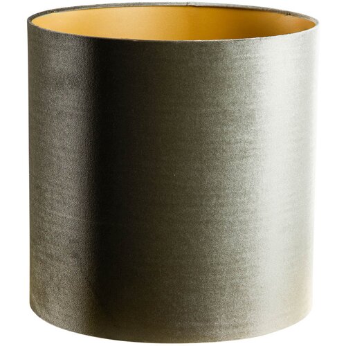 QAZQA Velours lampenkap groen met gouden binnenkant 40/40/40 Slike
