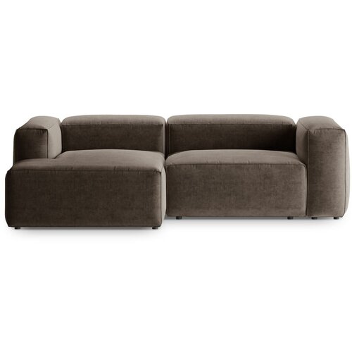 Cosmopolitan Design Rjava kotna sedežna garnitura (levi kot/z ležalnikom) Bergano – Cene