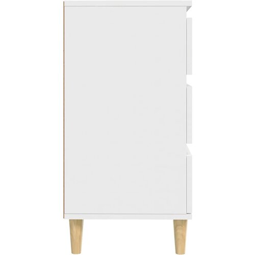  Komoda bijela 60 x 35 x 70 cm od konstruiranog drva Slike