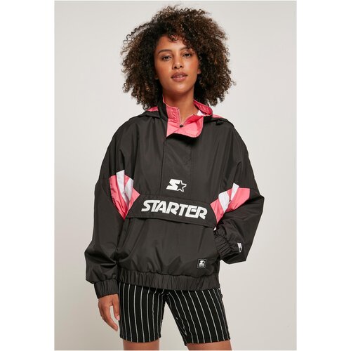 Starter Black Label Women's Colorblock Halfzip Starter Windbreaker Black/Pink Cene