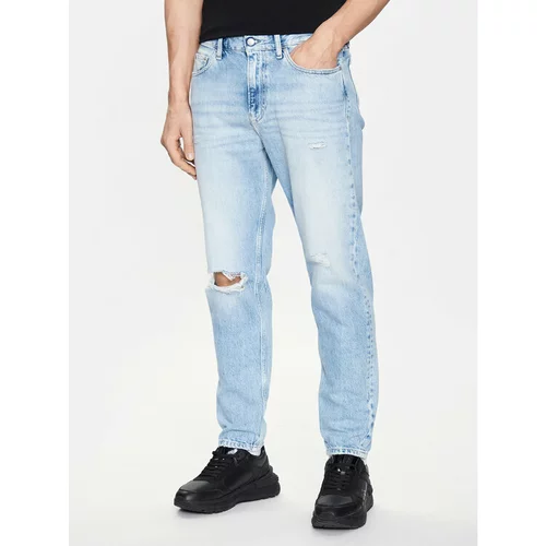 Calvin Klein Jeans Jeans hlače J30J322815 Modra Taper Fit
