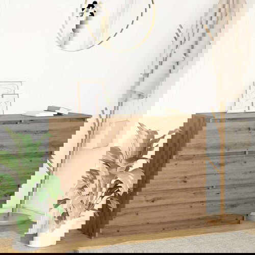 vidaXL Komoda artisan hrast 100x35x76 cm inženirski les Cene