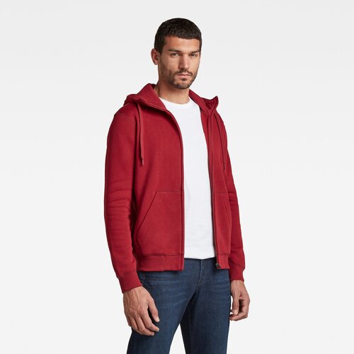 G-star Sweatshirt - Premium core hdd zip sw l\s red Slike