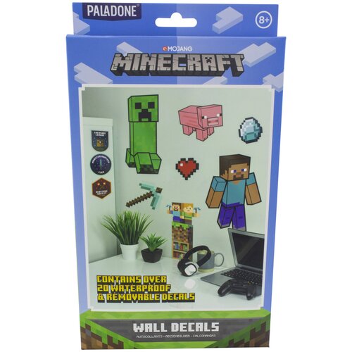 Paladone minecraft stenske nalepke Slike