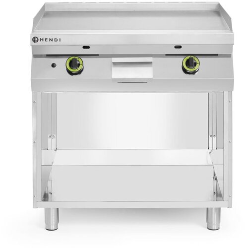 Hendi Gasna ploča za kuvanje s ro&scaron;tiljem, glatka, na ormariću zatvorenom s 3 strane, Kitchen Line, 10kW, 800x700x(H)900mm Cene