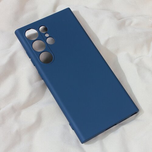  Torbica teracell soft velvet za samsung S928B galaxy S24 ultra tamno plava Cene