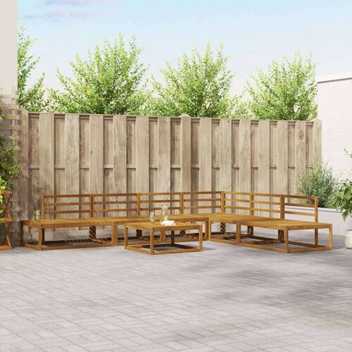  Set vanjskih sofa 7 Komad Prirodna Čvrsto drvo akacije Cene