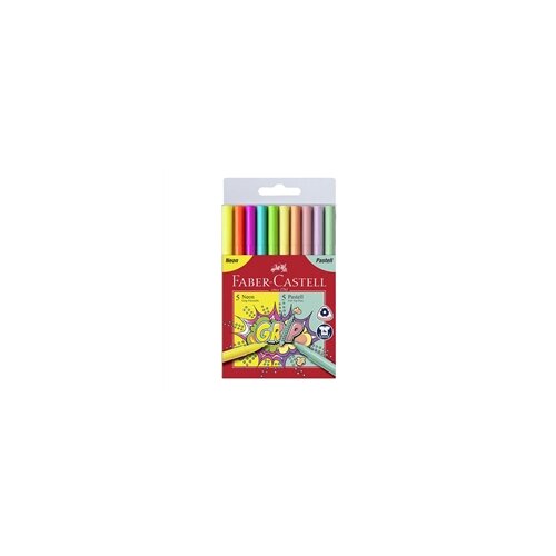 Faber-Castell Flomasteri Grip, 10 komada, ergonomski Cene