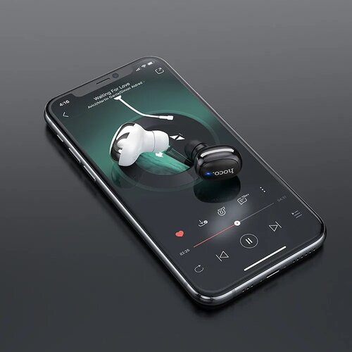 Hoco. mia mini E54 bluetooth slu&amp;scaron;alka za telefoniranje bela Slike