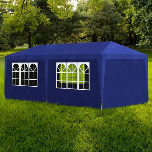 Šator za zabave 3 x 6 m plavi