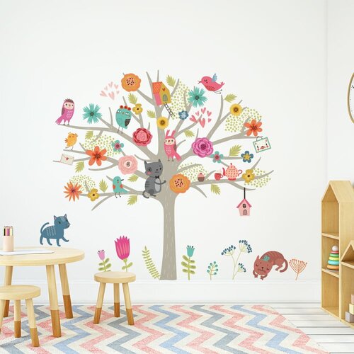 Ambiance set dječjih zidnih samoljepljivih naljepnica Scandinavian Tree Cijene