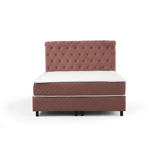 Hanah home Sonata Set 120 x 200 v3 - Dusty Rose Dusty Rose Single Mattress, Base & Headboard Cene