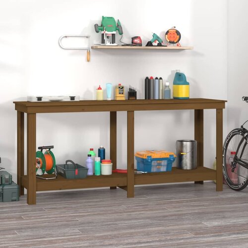 vidaXL Radni stol boja meda 180x50x80 cm od masivne borovine Cijene