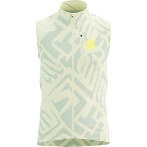  Prsluk Compressport Hurricane Windproof Vest Sugar/Ice Print - S Cijene