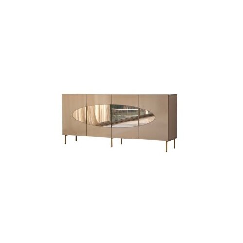 Hanah home lago - bronze, gold bronzegold console Slike